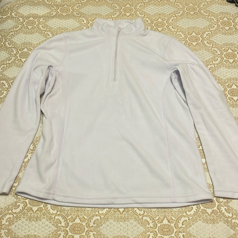 Women’s zippered Fleece Pullover Size M - Picture 2 of 11
